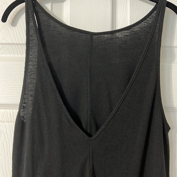 Free People tank. Low cut back. Black. Size XS. - Picture 3 of 5